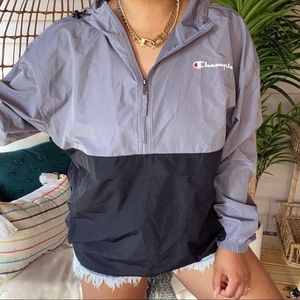 Champion Spellout Windbreaker SZ 2XL